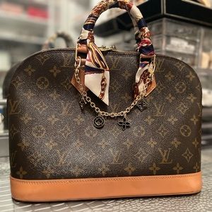 ❤️ Authentic Louis Vuitton Alma PM Monogram Handbag M51130